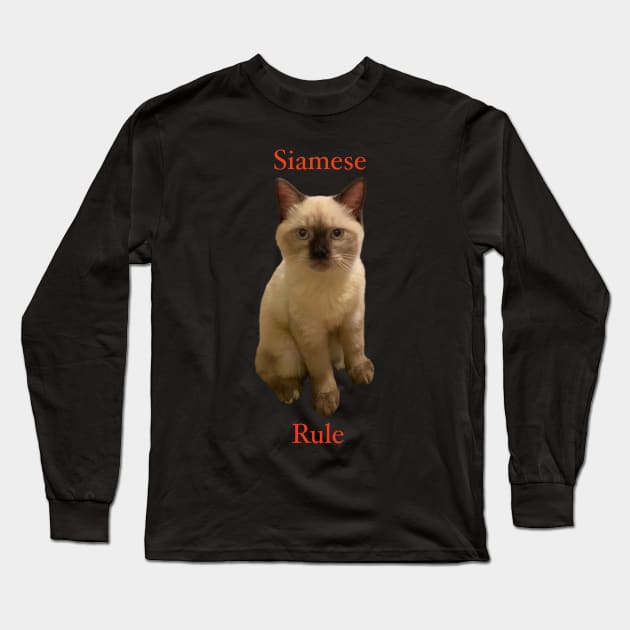 Siamese Rule Long Sleeve T-Shirt by gldomenech